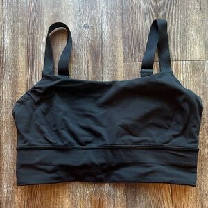 Lululemon athletica black sports bra adjustable size 6 women